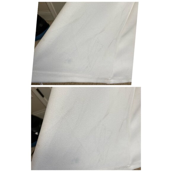 LULUS NWOT Song of Love White Off-the-Shoulder Maxi Wedding Dress Women's Sz S - Picture 13 of 14